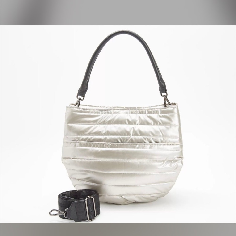Think‎ Royln "U" Messenger Bag with Two Straps - Monterey silver